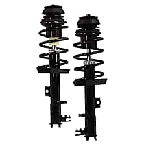 Front, Driver and Passenger Side Fully Loaded Strut, Front Wheel Drive