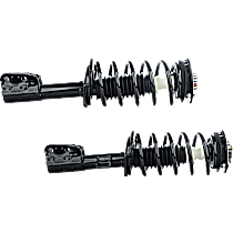 Front, Driver and Passenger Side Fully Loaded Strut, FWD, Front Wheel Drive