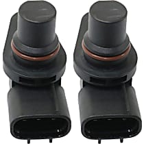 Camshaft Position Sensor, 3-Prong Blade Male Terminal; 1 Female Connector, Set of 2