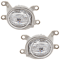 Front, Driver and Passenger Side Fog Lights, With Bulb(s), LED