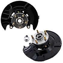 Front, Driver and Passenger Side Steering Knuckle, With Bearing, With Dust Shield
