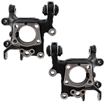 Rear, Driver and Passenger Side Steering Knuckle, Without Backing Plate, Without Bearing, Without Dust Shield