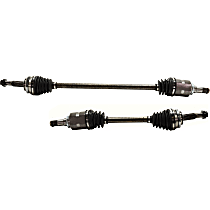 Front, Driver and Passenger Side Axle Assembly, Wheel Drive