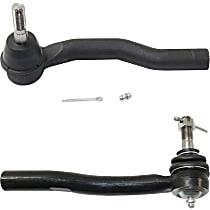 Front, Driver and Passenger Side, Outer Tie Rod Ends