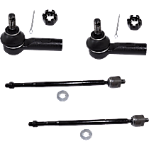 Front, Driver and Passenger Side, Inner and Outer Tie Rod Ends