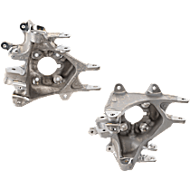 Rear, Driver and Passenger Side Steering Knuckle, Without Backing Plate, Without Bearing
