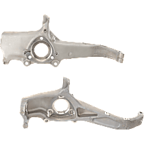 Front, Driver and Passenger Side Steering Knuckle, Without Backing Plate, Without Bearing