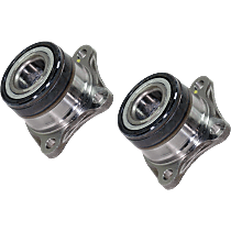 Rear, Driver and Passenger Side Wheel Bearing, Set of 2