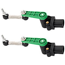 Front, Driver and Passenger Side Suspension Ride Height Sensors, For Models with Air Suspension