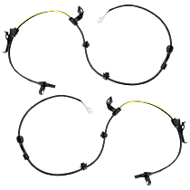 Front, Driver and Passenger Side ABS Speed Sensors