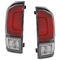 Driver and Passenger Side Halogen Tail Light, With bulb(s), OE Replacement
