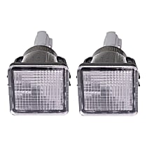 Rear, Driver and Passenger Side License Plate Lights, CAPA CERTIFIED