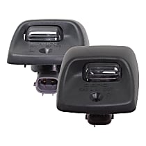 Rear, Driver and Passenger Side License Plate Lights, CAPA CERTIFIED