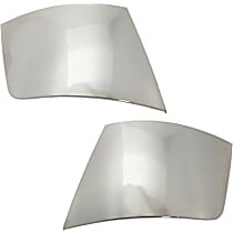 Front, Driver and Passenger Side Bumper Trim, Chrome