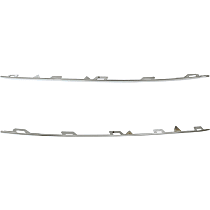 Front, Driver and Passenger Side Fog Light Trims, Chrome