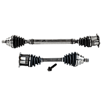 Front, Driver and Passenger Side Axle Assembly, DIESEL, Automatic Dual Clutch Transmission