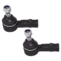 Front, Driver and Passenger Side, Outer Tie Rod Ends