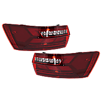 Driver and Passenger Side, Outer LED Tail Light, With bulb(s), OE Replacement