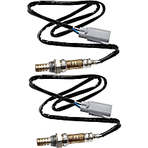 After Catalytic Converter, Driver and Passenger Side Oxygen Sensors, 4-wire
