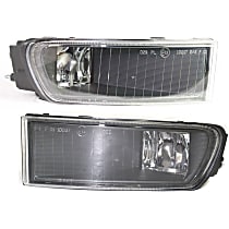 Front, Driver and Passenger Side Halogen Fog Light, With bulb(s), OE Replacement