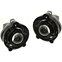 Front, Driver and Passenger Side Fog Lights, With Bulb(s), Halogen, CAPA CERTIFIED