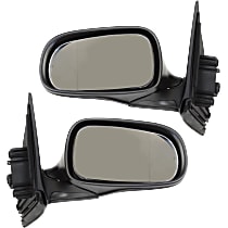 Driver and Passenger Side Mirror, Power, Power Folding, Heated, Paintable, Without Signal Light, Without memory, Without Puddle Light, Without Auto-Dimming, Without Blind Spot Feature