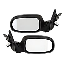 Driver and Passenger Side Mirror, Power, Manual Folding, Heated, Paintable, Without Signal Light, With memory, Without Puddle Light, Without Auto-Dimming, Without Blind Spot Feature
