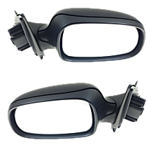 Driver and Passenger Side Mirror, Power, Manual Folding, Heated, Paintable, Without Signal Light, With memory, Without Puddle Light, Without Auto-Dimming, Without Blind Spot Feature