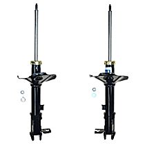 Rear, Driver and Passenger Side Bare Strut
