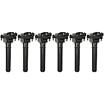 Ignition Coil, Set of 6, 6 Cyl 2.7L, Standard T-Series - 