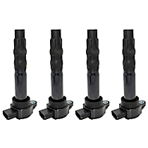 Ignition Coil, Set of 4, 4 Cyl 2.4L - 