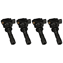 Ignition Coil, Set of 4, 4 Cyl 2.5L, Standard OE Replacement - 