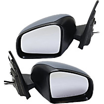 Driver and Passenger Side Mirrors, Manual Adjust, Manual Folding, Non-Heated, Paintable, No Signal Light, No Memory, No Puddle Light, No Auto-Dimming, No Blind Spot Feature
