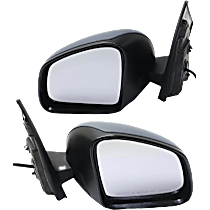 Driver and Passenger Side Mirrors, Power, Manual Folding, Heated, Paintable, No Signal Light, No Memory, No Puddle Light, No Auto-Dimming, No Blind Spot Feature
