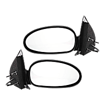 Driver and Passenger Side Mirrors, Power, Non-Folding, Non-Heated, Paintable, No Signal Light, No Memory, No Puddle Light, No Auto-Dimming, No Blind Spot Feature