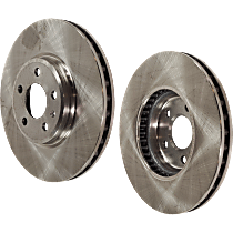 Front Brake Disc, Plain Surface, Vented, 5 Lugs, 320.04 mm, To 6/19/11, Pro-Line Series