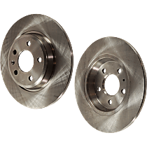 Rear Brake Disc, Plain Surface, Solid, 5 Lugs, 299.97 mm, Pro-Line Series