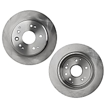 Rear Brake Disc, Plain Surface, Solid, 5 Lugs, 281.94 mm, Pro-Line Series
