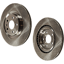 Rear Brake Disc, Plain Surface, Vented, 5 Lugs 329.95 mm Pro-Line Series