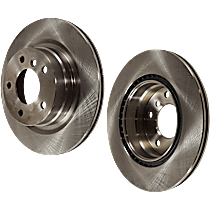Rear Brake Disc, Plain Surface, Vented, 5 Lugs, 299.72 mm, 2.5L 6Cyl, Pro-Line Series