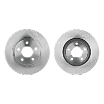 Front Brake Disc, Plain Surface, Vented, 5 Lugs, 303.02 mm, Sedan, Except Heavy Duty, Fr Vin# 5U129029, Pro-Line Series