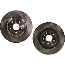 Front Brake Disc, Plain Surface, Vented, 5 Lugs, 323.09 mm, Sedan, Pro-Line Series