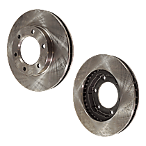 Front Brake Disc, Plain Surface, Vented, 6 Lugs, 301.24 mm,, Pro-Line Series