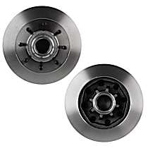 Front Brake Disc, Plain Surface, Vented, 8 Lugs, 317.5 mm,, Pro-Line Series