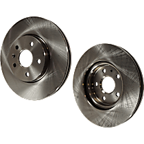Front Brake Disc, Plain Surface, Vented, 5 Lugs, 321.06 mm, 321mm  Disc, Leather, 2.4L 4Cyl, Pro-Line Series