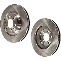 Front Brake Disc, Plain Surface, Vented, 6 Lugs, 323.09 mm, 3.6L 6Cyl, Pro-Line Series