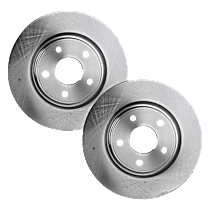 Front Brake Disc, Plain Surface, Vented, 5 Lugs, 329.95 mm, Base, 3.6L 6Cyl, Pro-Line Series