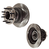 Front Brake Disc, Plain Surface, Vented, 8 Lugs 13.03 in. Pro-Line Series