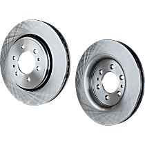 Front Brake Disc, Plain Surface, Vented, 6 Lugs, 350.01 mm, Pro-Line Series
