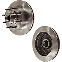 Front Brake Disc, Plain Surface, Vented, 8 Lugs, 319.02 mm, RWD, XL, 5.0L 8Cyl, Pro-Line Series